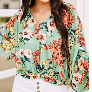 Umgee Multicolor Floral Blouse